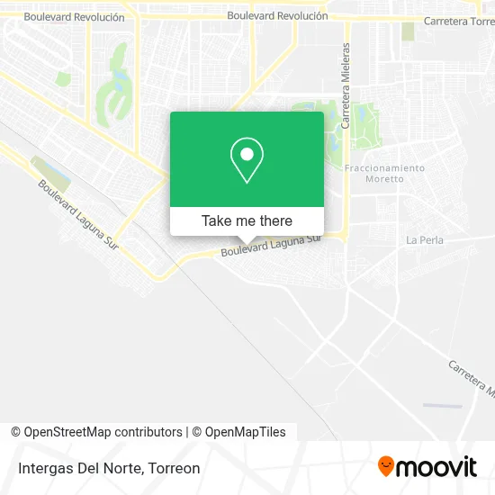 Intergas Del Norte map