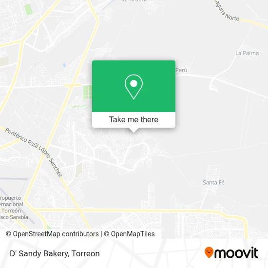 D' Sandy Bakery map