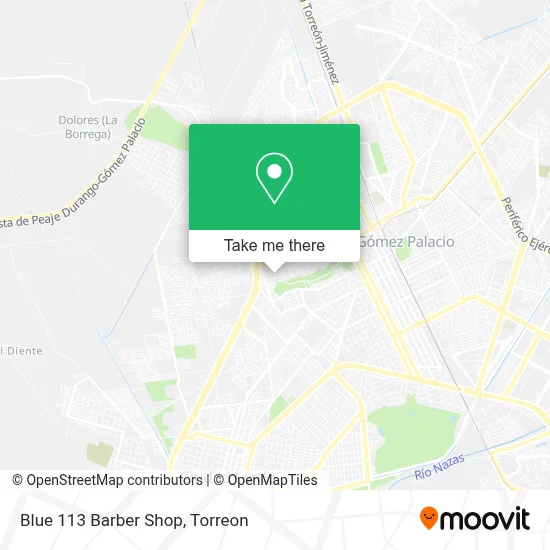 Blue 113 Barber Shop map
