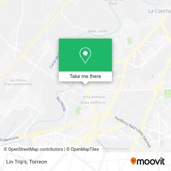 Lin Trip's map