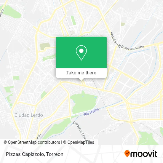 Pizzas Capizzolo map