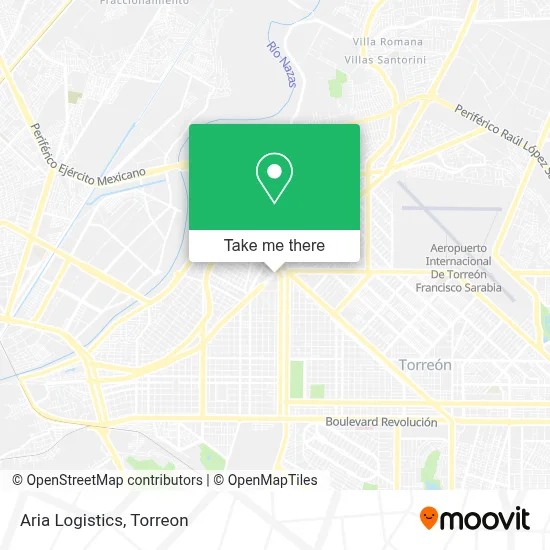 Aria Logistics map