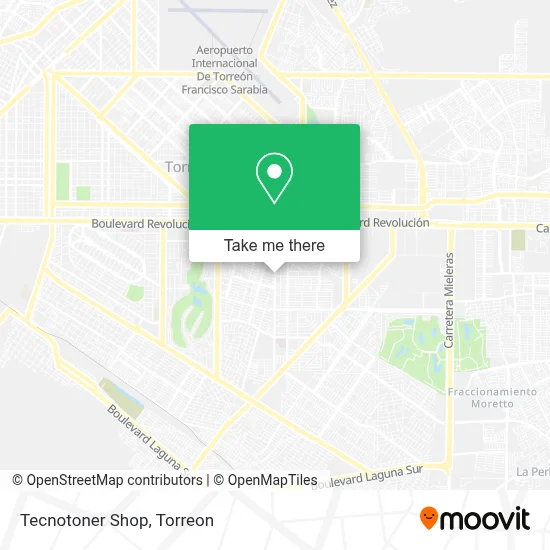 Tecnotoner Shop map