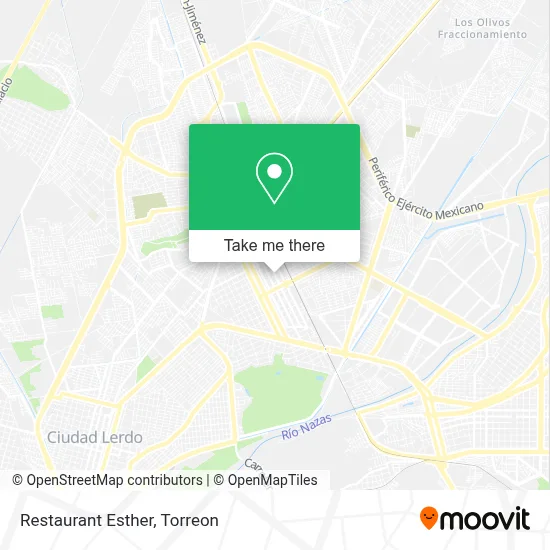Restaurant Esther map