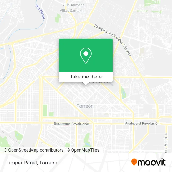 Limpia Panel map