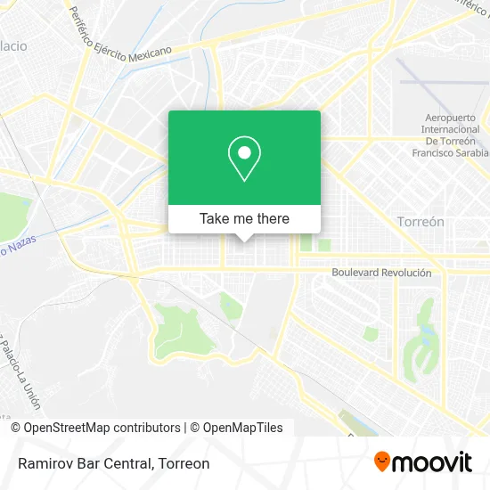 Ramirov Bar Central map