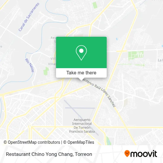 Restaurant Chino Yong Chang map
