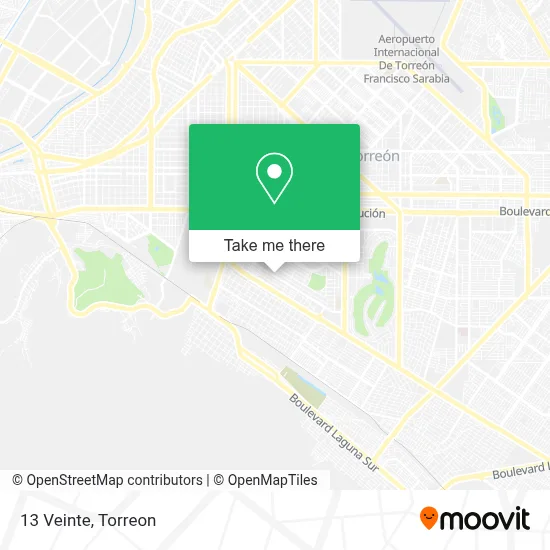 13 Veinte map