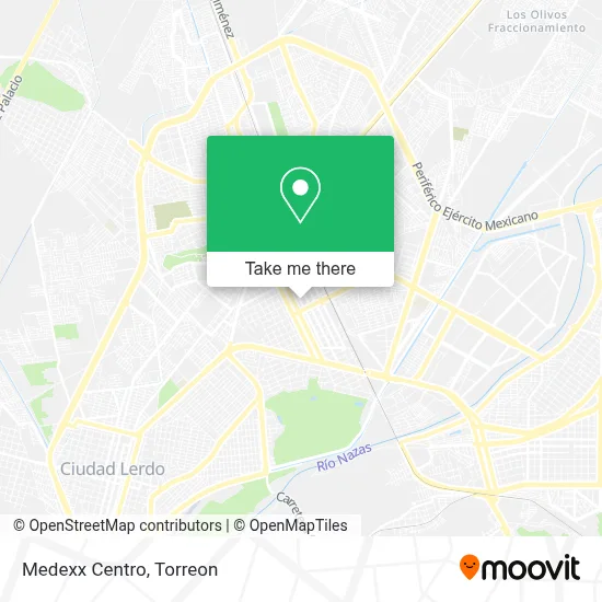 Medexx Centro map