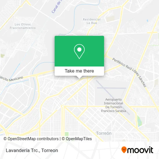 Lavandería Trc. map