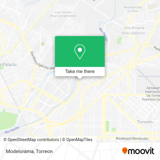 Modelorama map