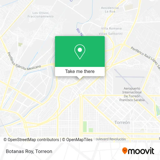 Botanas Roy map
