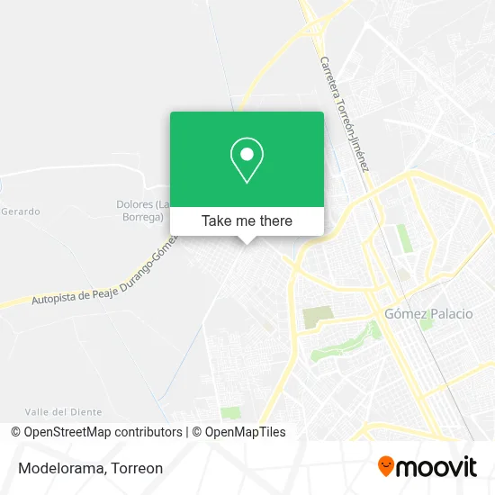 Modelorama map