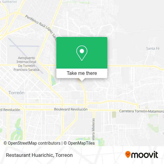 Restaurant Huarichic map