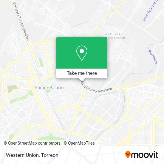 Western Union map