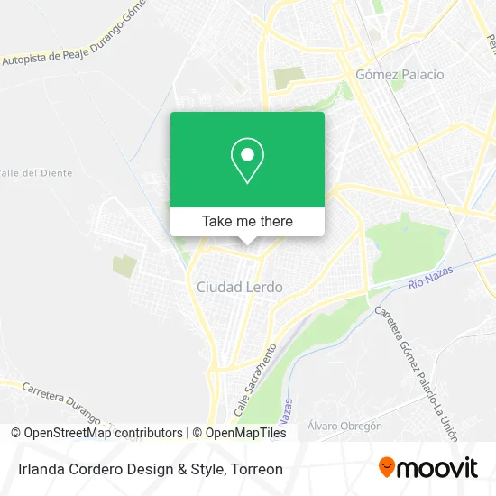 Irlanda Cordero Design & Style map