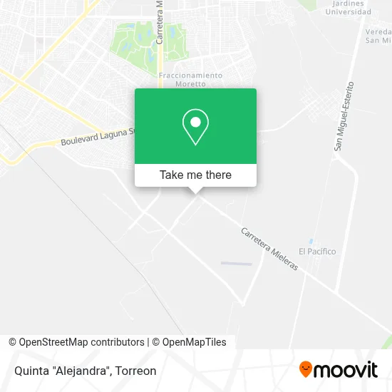 Quinta "Alejandra" map