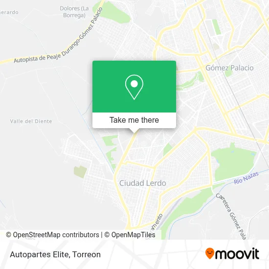 Autopartes Elite map