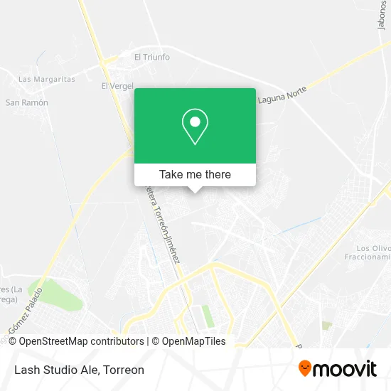 Lash Studio Ale map