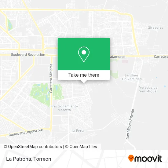 La Patrona map