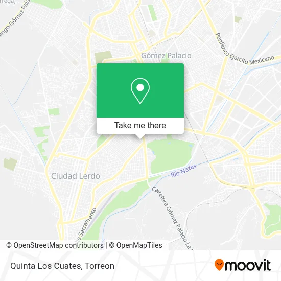 Quinta Los Cuates map