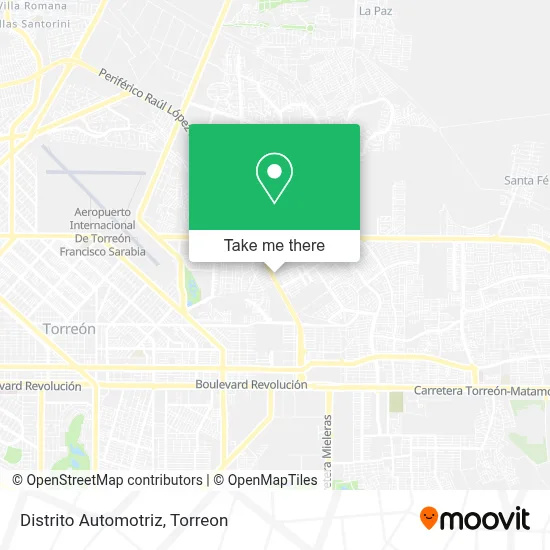 Distrito Automotriz map
