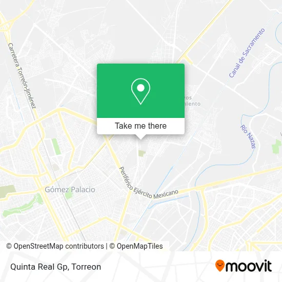 Quinta Real Gp map