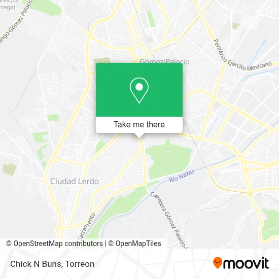 Chick N Buns map