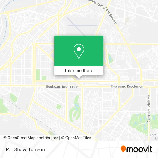Pet Show map