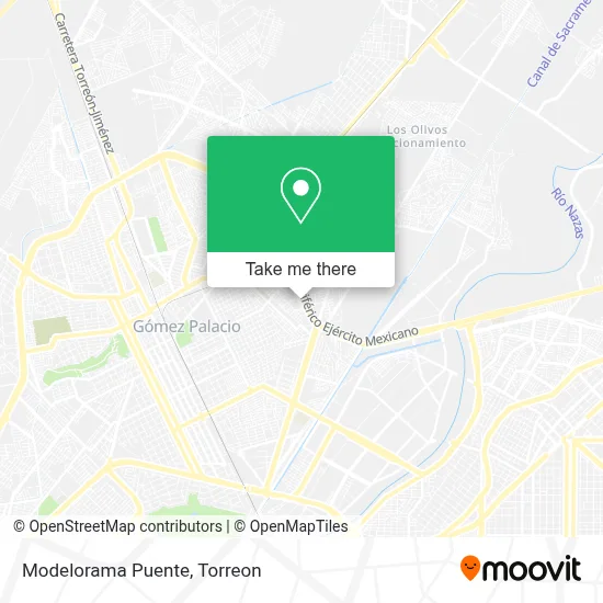 Modelorama Puente map