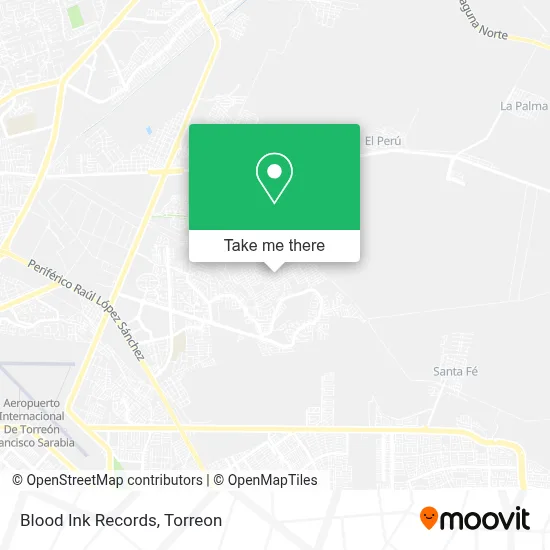 Blood Ink Records map