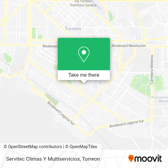 Servitec Climas Y Multiservicios map