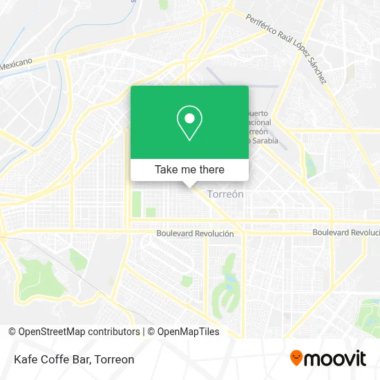 Kafe Coffe Bar map