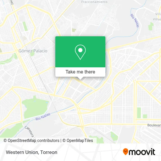 Western Union map