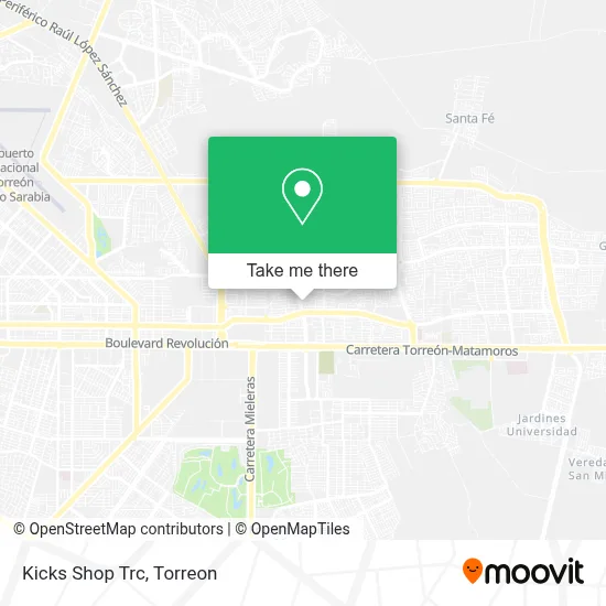 Kicks Shop Trc map