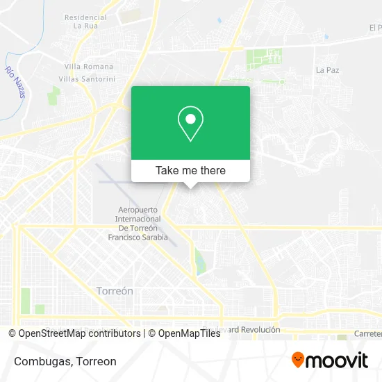 Combugas map