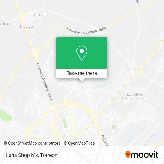 Luna Shop Mx map