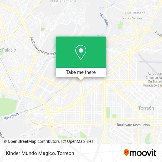 Kinder Mundo Magico map