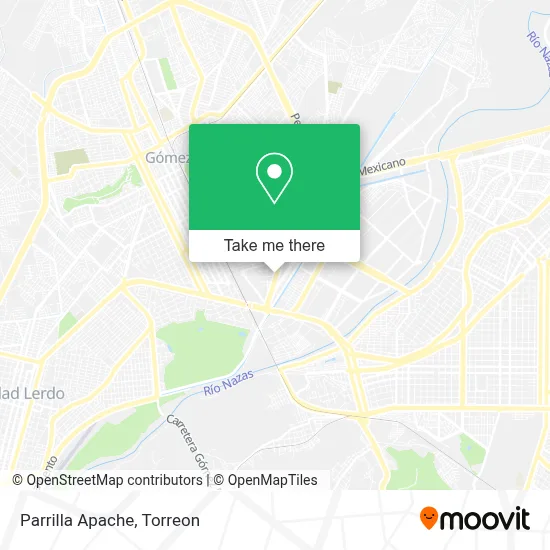 Parrilla Apache map