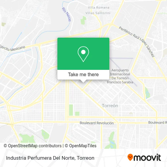 Industria Perfumera Del Norte map