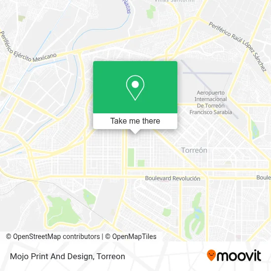 Mojo Print And Design map