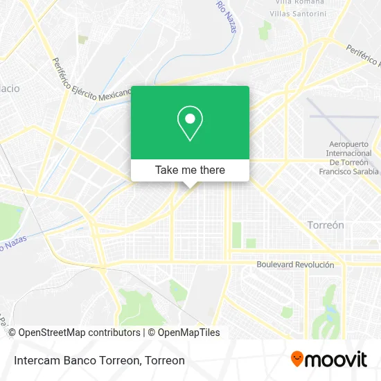 Intercam Banco Torreon map