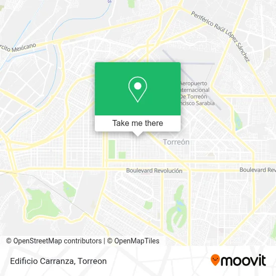 Edificio Carranza map