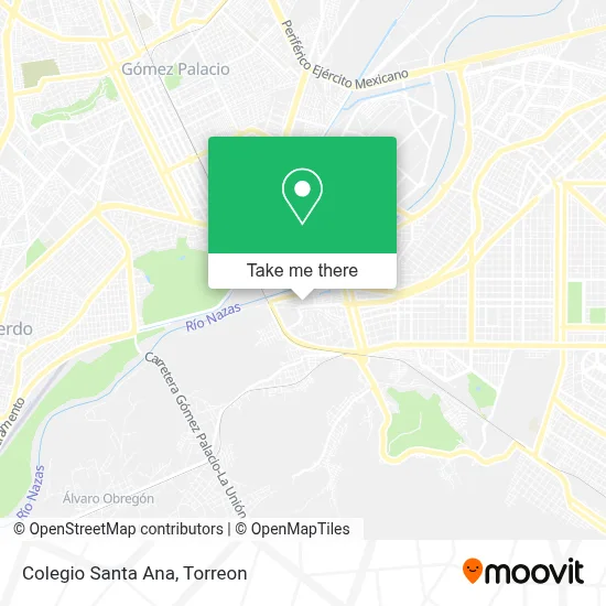 Colegio Santa Ana map