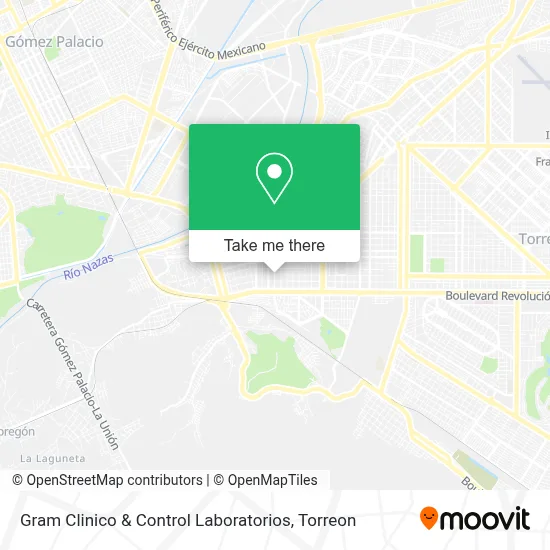 Gram Clinico & Control Laboratorios map