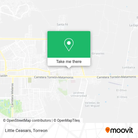 Little Ceasars map