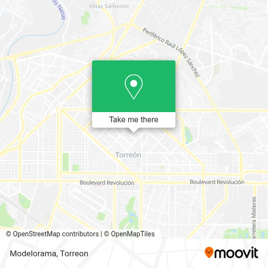 Modelorama map