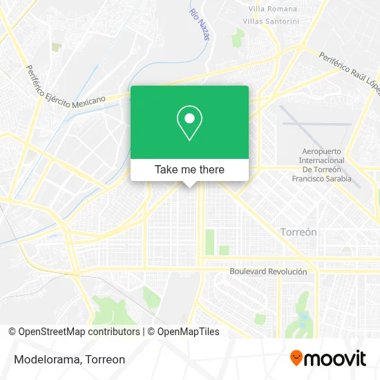 Modelorama map