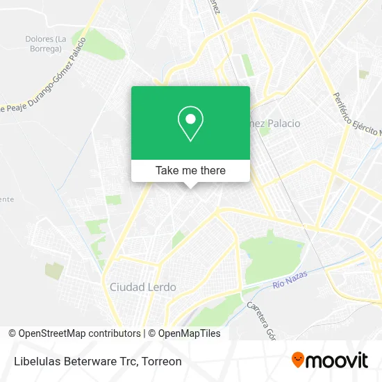 Libelulas Beterware Trc map