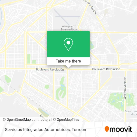Servicios Integrados Automotrices map